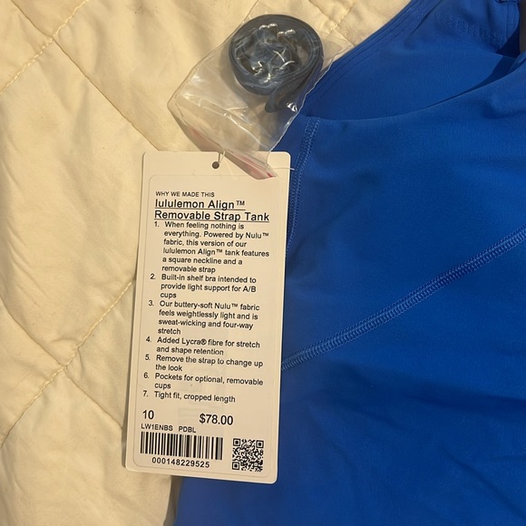 Lululemon Align Removable Strap Tank Top - NWT - Picture 4 of 5